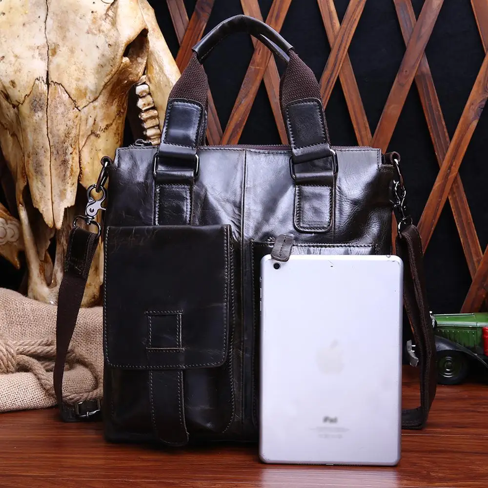 JOGUJOS новый мужской портфель s из натуральной кожи модный растительного дубления