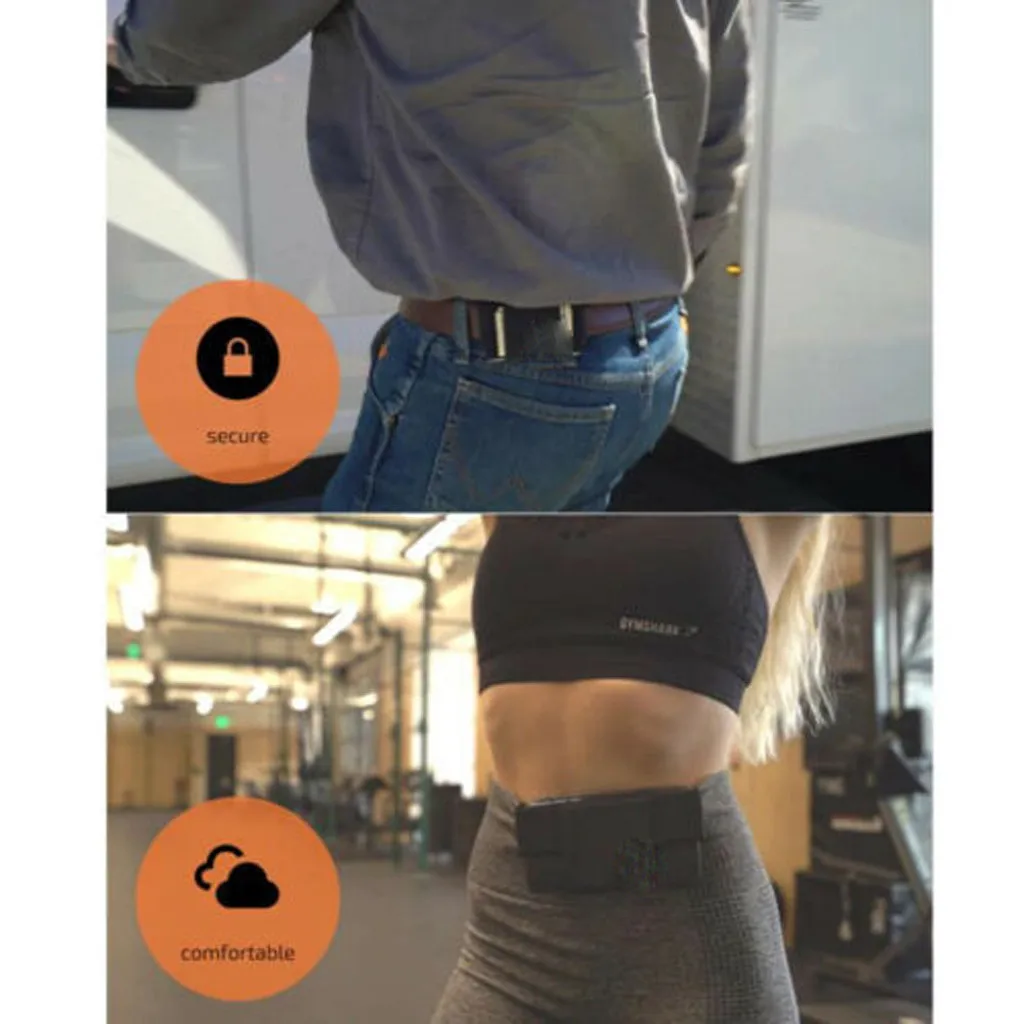 Сумка для хранения органайзер 2 шт. унисекс кошелек минимальный невидимый мини