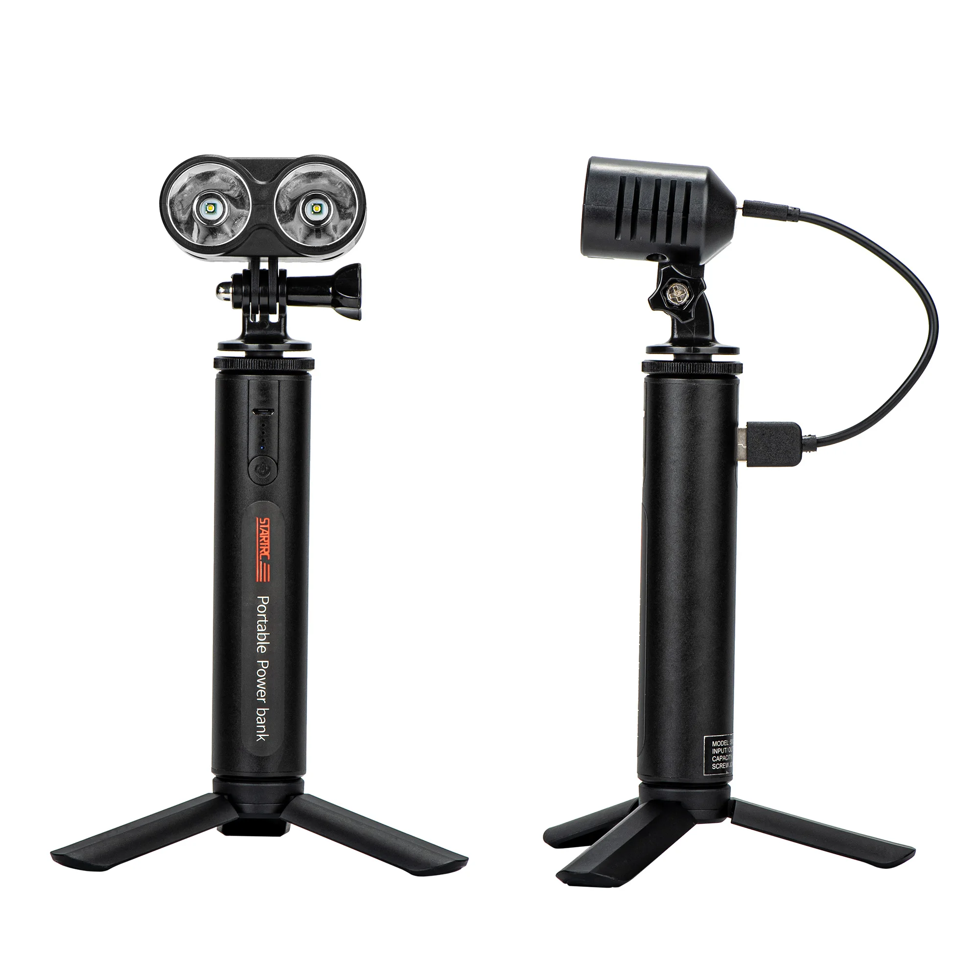 Ручной перезаряжаемый ручной держатель для Dji Om5 Gimbal Charger Выдвижная селфи-палка