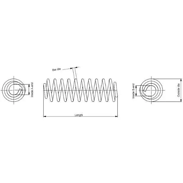 Пружина задняя Ford Fusion 1.4/1.6 16V /1.4TDCi 02 04 MONROE SP2|Детали амортизаторов| |
