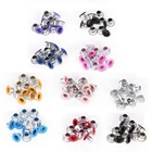 Металлические петли с отверстиями для рукоделия, кожевенного ремесла, скрапбукинга, обуви, ремня, крышки, мешков, бирки, аксессуары для одежды, мода, 100 мм, 3,0 шт.