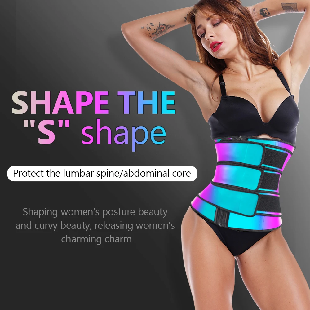 Корсет латексный Женский утягивающее белье из 9 стальных костей корсет для талии