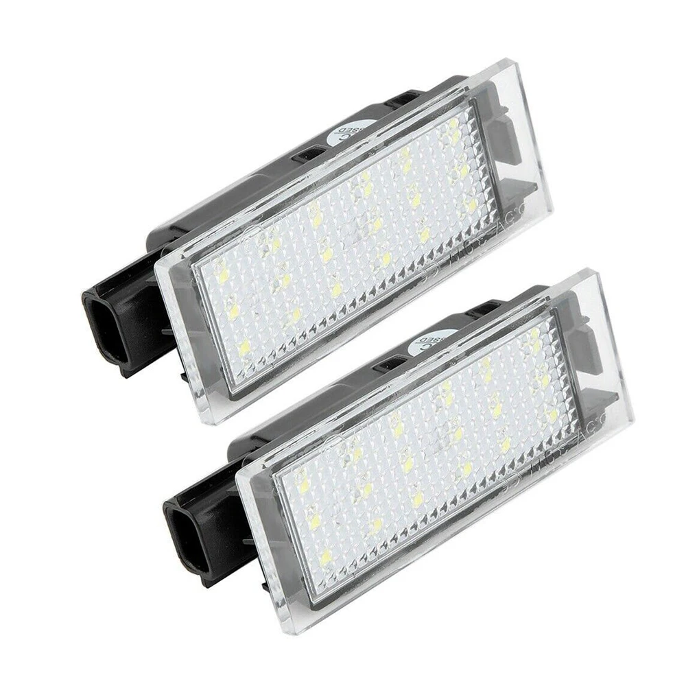 2x светодиодсветодиодный лампы светильник номерного знака для Renault Clio 3 4 Master 2 traffic