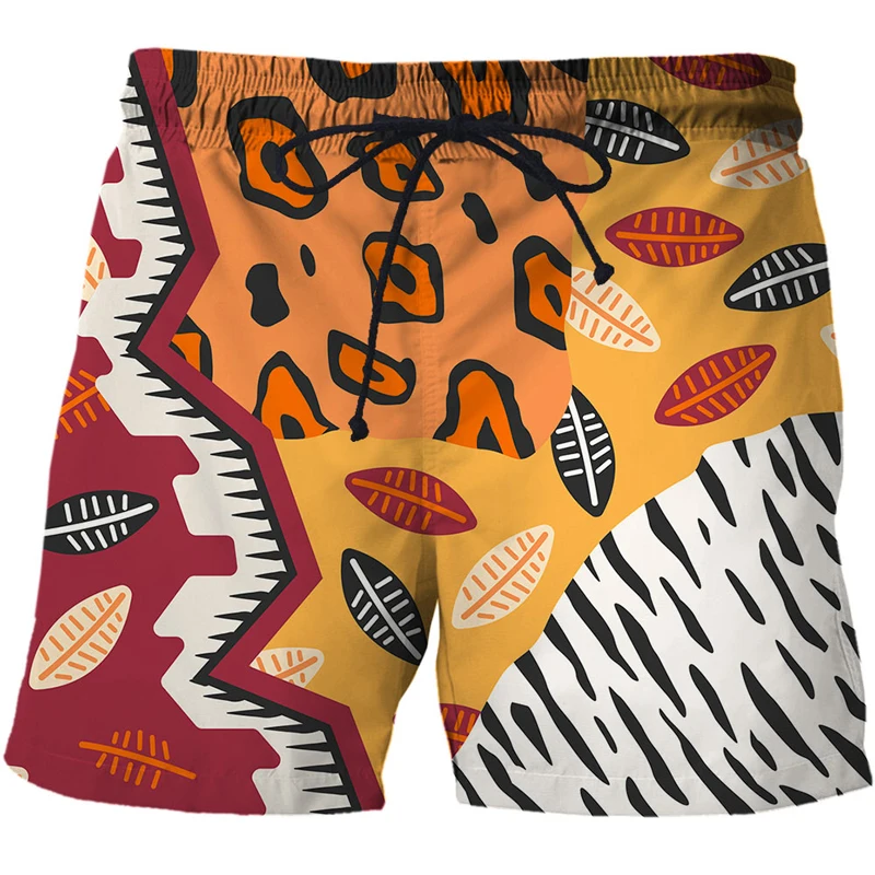 

2021 New Pants 3d Print Leopard Print Men's Beach Shorts Casual Shorts Boardshorts Summer Swimming Shorts/ shorts Men clothing
