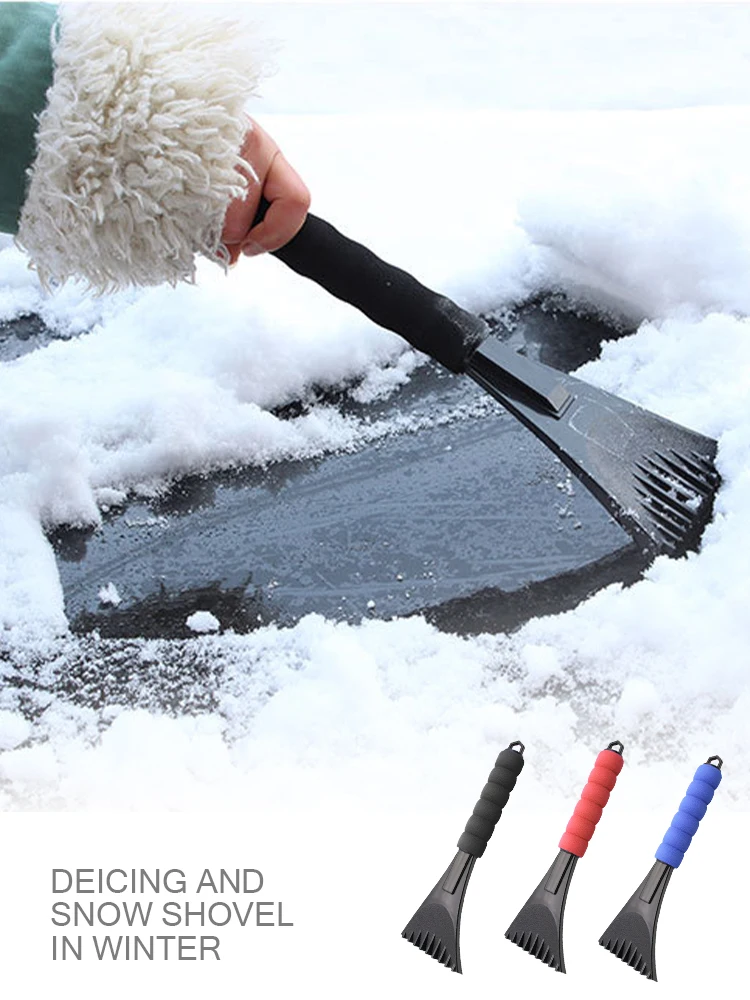 

1 шт. практичный автомобильный скребок для льда лопата, лед, удаление снега, ветрового стекла, инструменты для очистки, зимние аксессуары для...