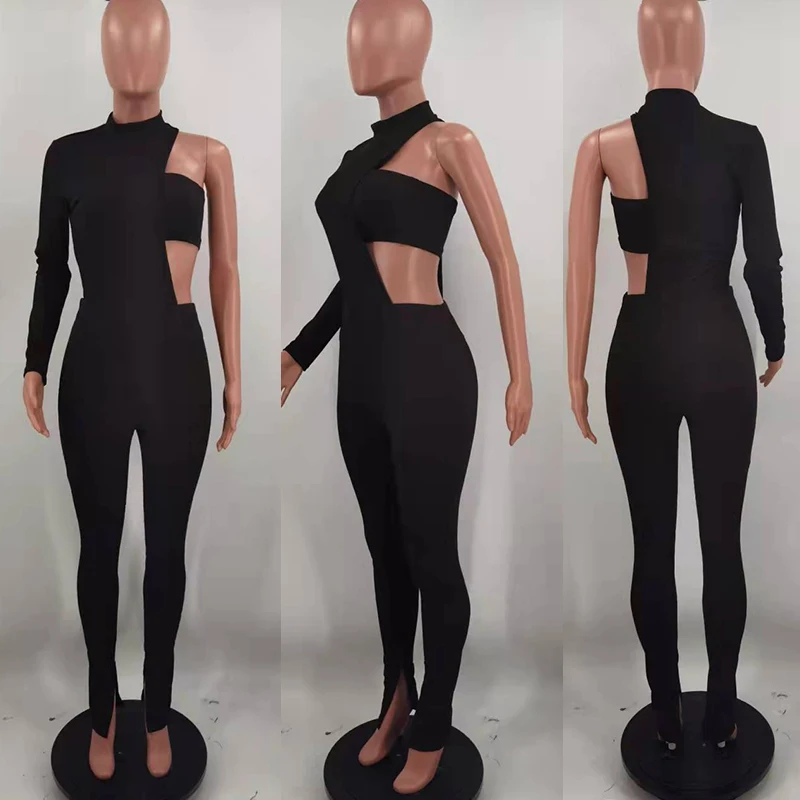 Соблазнительные трикотажные ребристые комплекты из 2 предметов Женская Клубная