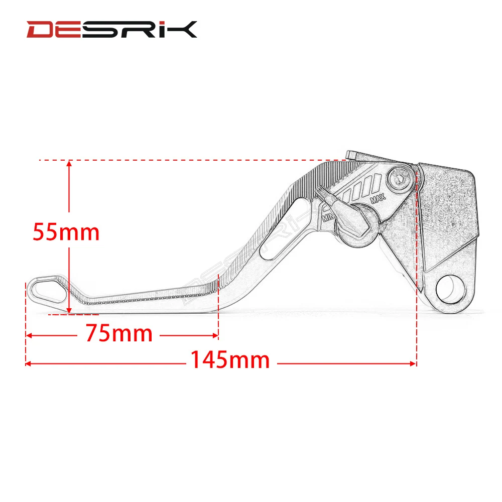 

High Quality Motorcycle CNC Adjustable Brake Clutch Levers For Kawasaki Z1000 2017 2018 2019 2020 (Not Lower 2017) Z1000 LOGO
