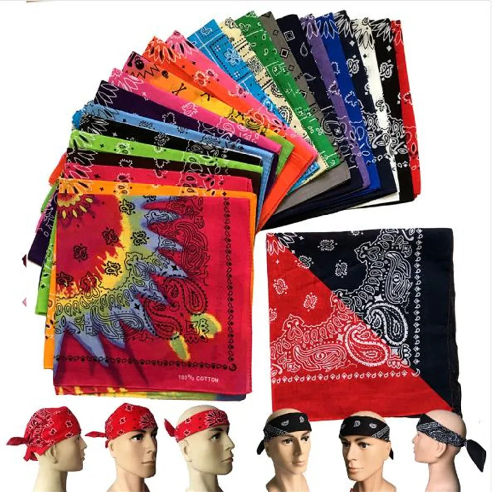 

Square Turban Hair Bands Sports Cotton Turban Sports Hip-hop Turban for Girls Women Kids Unisex Square Scarf Magic Turban 2021