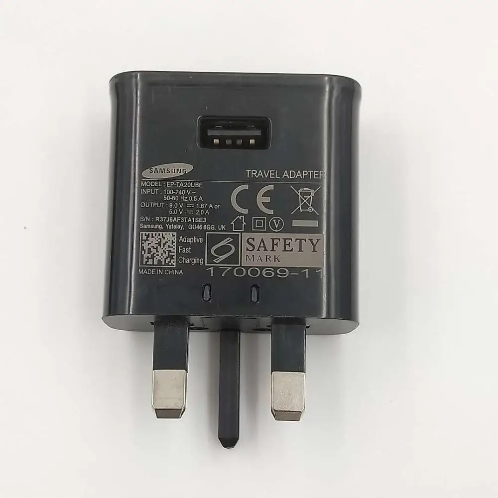 USB зарядное устройство Samsung оригинальный адаптер для быстрой зарядки штепсельная