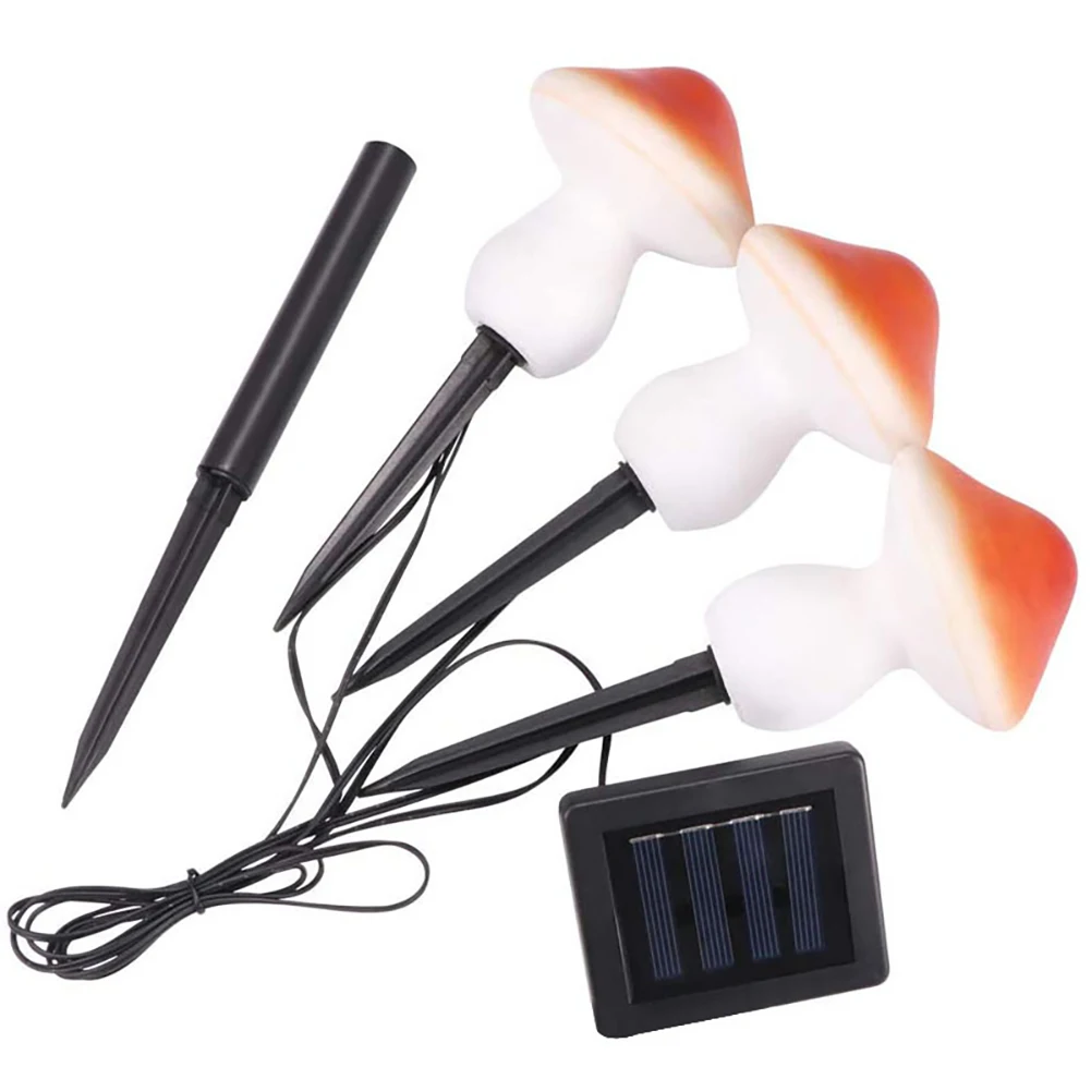 

Cute Mushroom Lamp Solar LED Light Colorful Waterproof IP65 Garden Decoration Outdoor Garden Yard Patio Decoration Holiday Light
