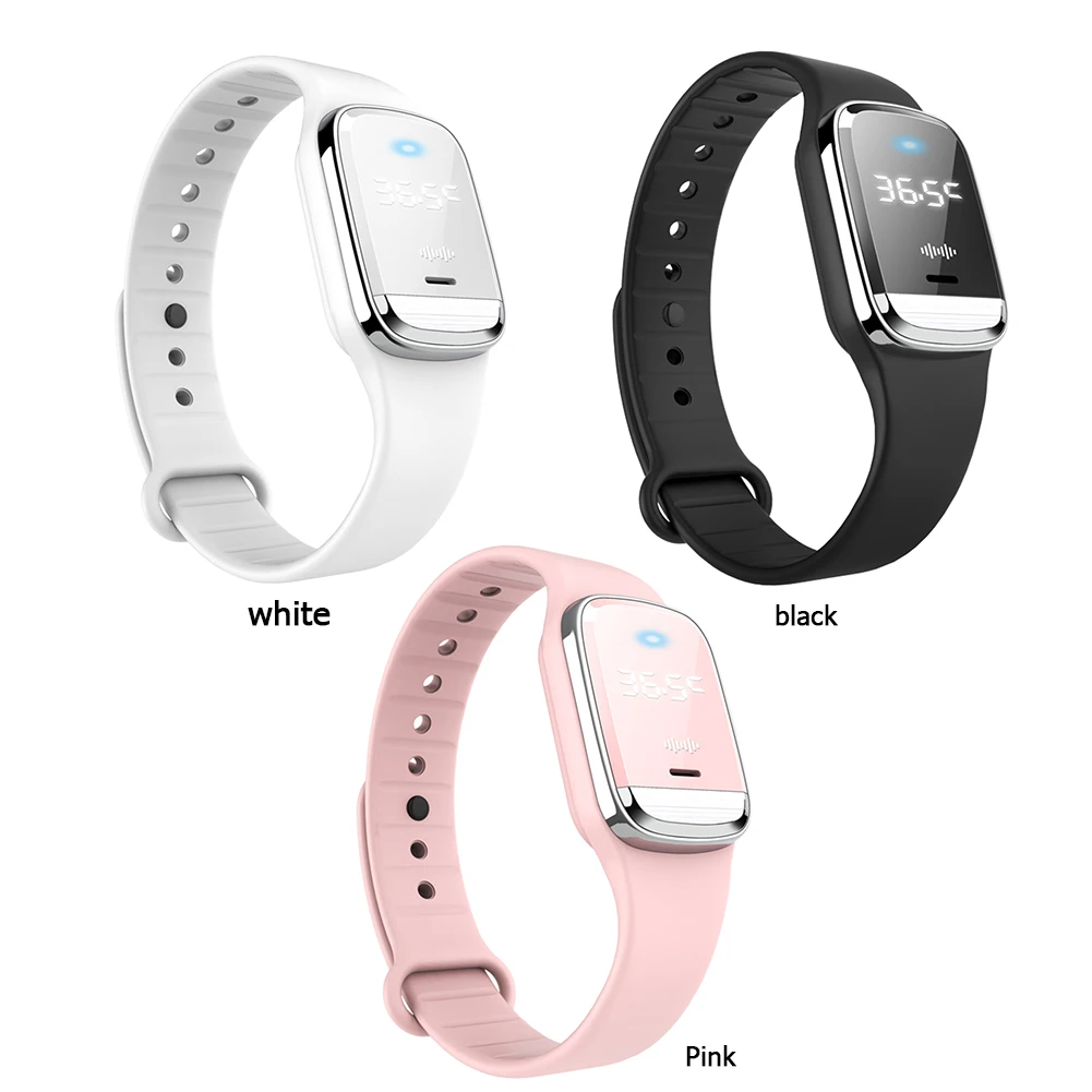 

Multifunction Electronic Mosquito Repeller Ultrasound Mosquito Repellent Bracelet Watch Thermometer for Outdoor Camping Fishing