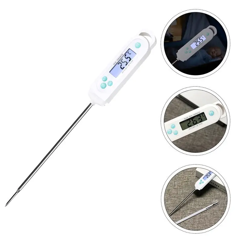 

Термометр мгновенного считывания, зонд, термометр для мяса и еды для гриля и приготовления пищи, Водонепроницаемый Пищевой зонд, термометр