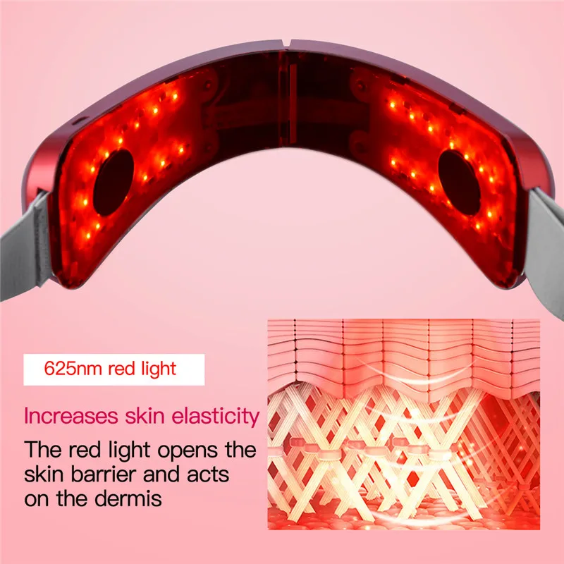 CkeyiN для лица v линия подтяжки подбородка пояс лифтинга Красный Синий СВЕТОДИОД