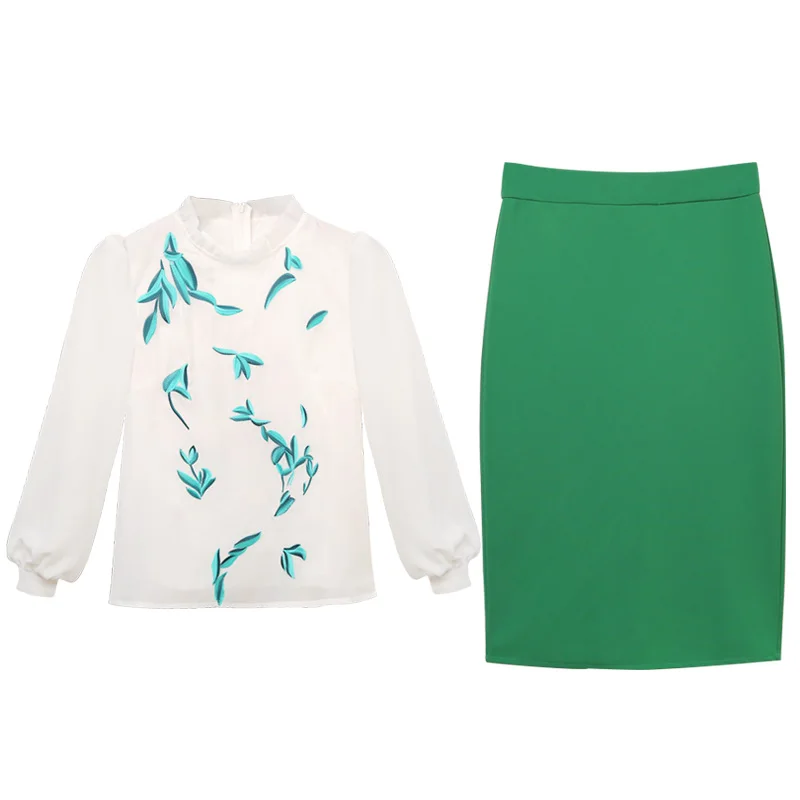 

Korean Style Two Piece Set Top And Skirt Floral Print Skirt Set Ensemble Femme Deux Pieces Womens Matching Set Outfits