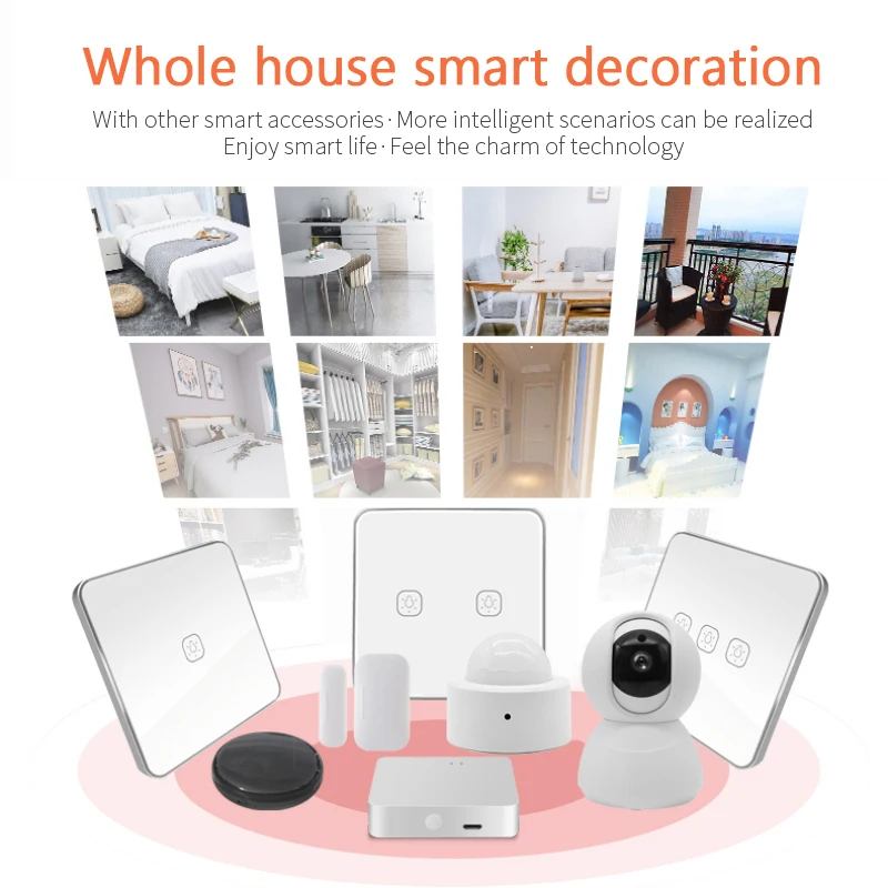 

paste-mounted infrared body PIR detector tuya zigbee Motion Sensor battery included smart security alarm APP real-time reminder