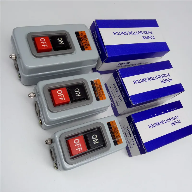 Новая кнопка выключателя питания три фазы управления питанием пусковой