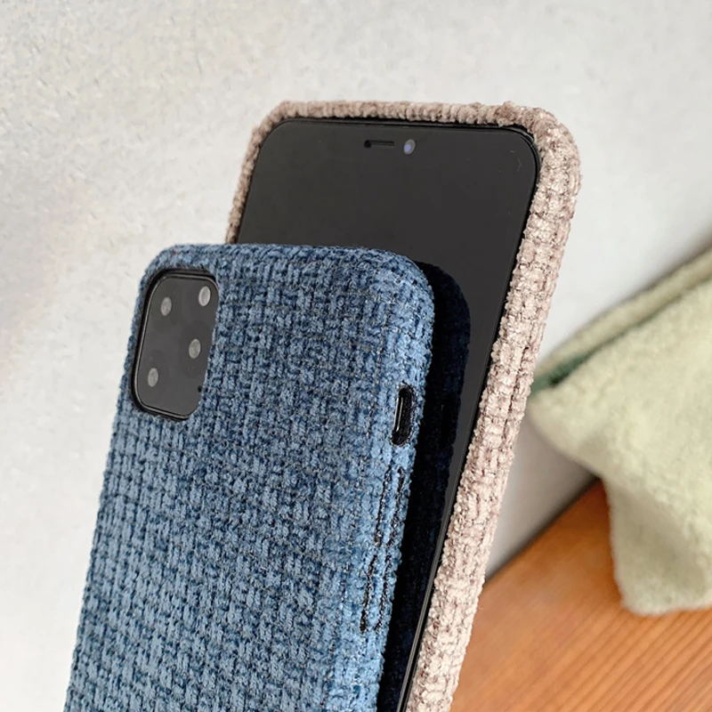 Ретро модные чехлы для телефонов в клетку iPhone 6S 6 7 8 Plus X XR XS 11 Pro Max Ультратонкий