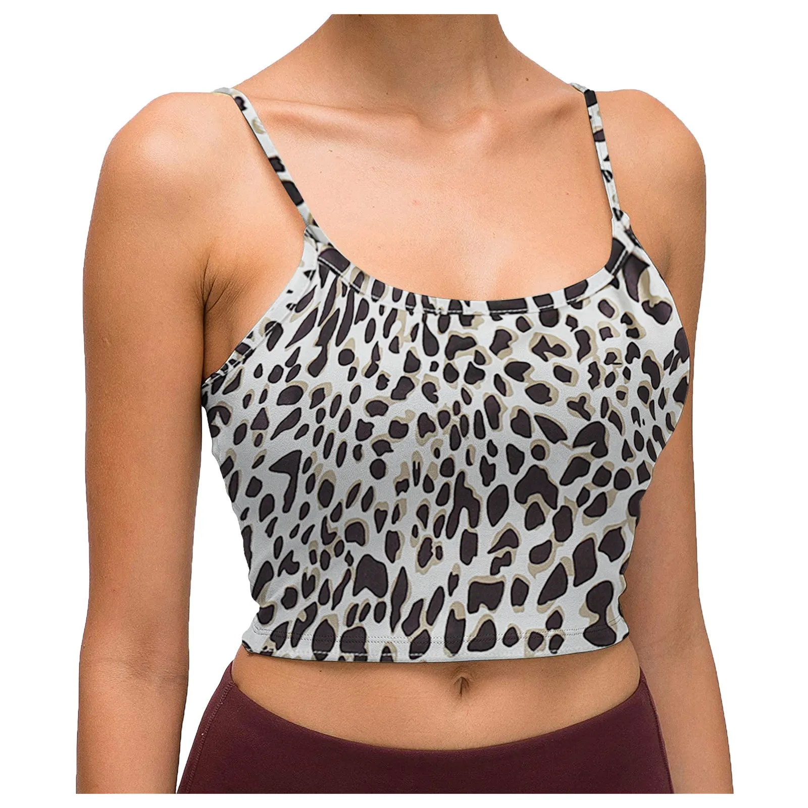 

Женский модный сексуальный жилет без рукавов с U-образным вырезом топы с принтом жилеты блузки Топ рубашка