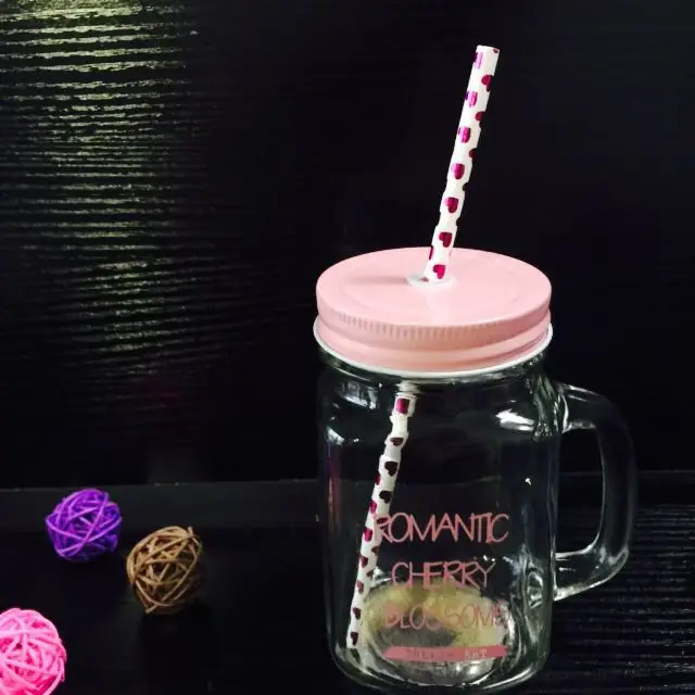 25 шт. фольга красное сердце вечерние соломинки Рождество День Святого Валентина