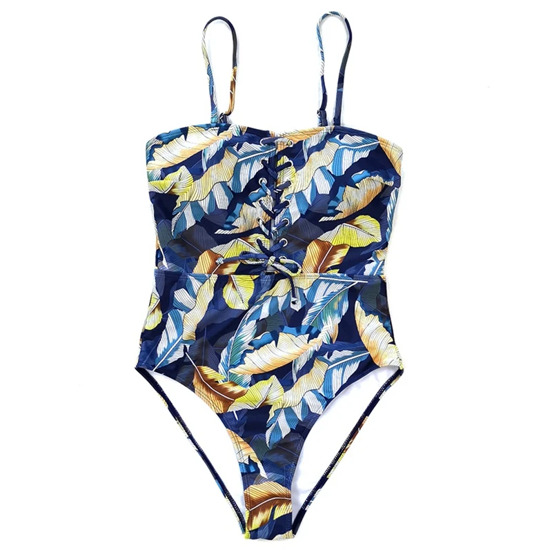 

1 Piece Swimsuit Women Swimwear Push Up Monokini Bandage Bodysuit Swimming Suit for Women Maillot de Bain Femme