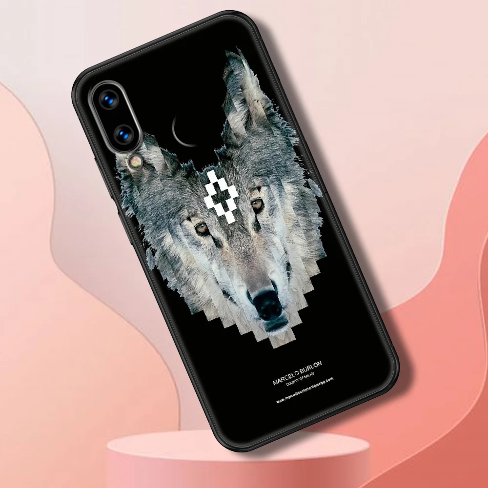 

Burlones Brand Fashion Phone case For Huawei Honor 6 7 8 9 10 10i 20 A C X Lite Pro Play black soft coque luxury bumper fashion