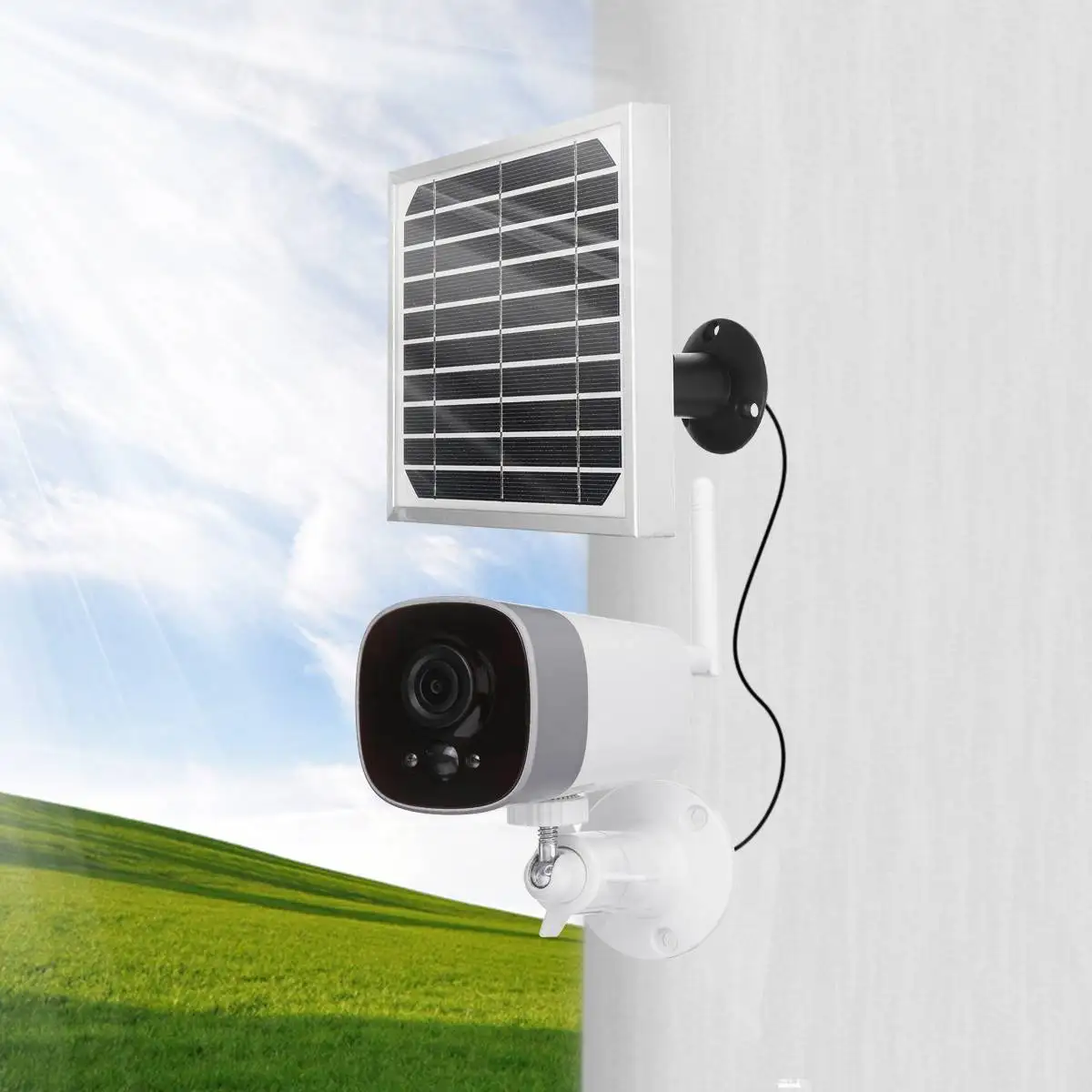 

1080P Solar Power Camera 2MP Wireless Wifi Security Surveillance Waterproof Outdoor Camera IR Night Vision Solar Power HD Camera