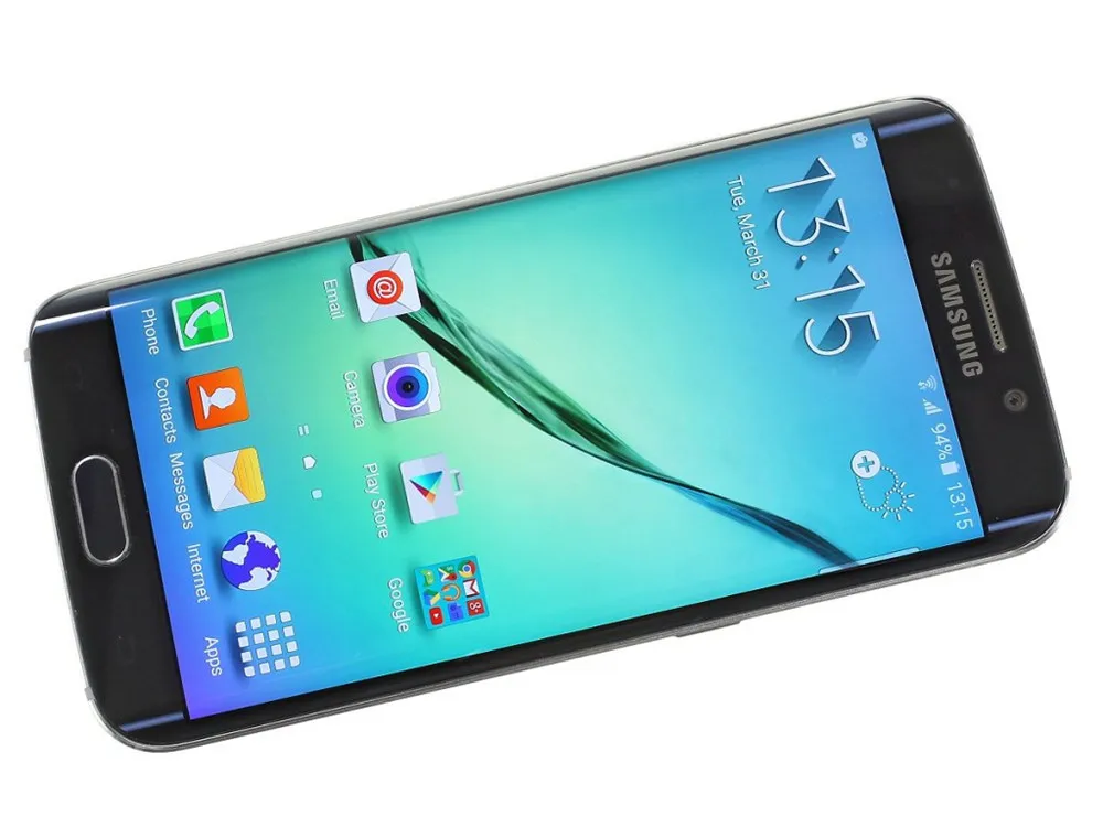 Разблокированный телефон samsung Galaxy S6 edge G925F LTE Восьмиядерный 5,1 дюймов NFC 3 Гб ram 32 Гб rom отпечаток пальца