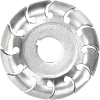 angle grinder disc wood carving 12 teeth 16mm bore shaping disk 65mm woodworking 65 16 mm silver metal