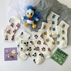 Носки женские из мультфильма Микки Маус, Дональд Дак, 7 дюймов, парупак.