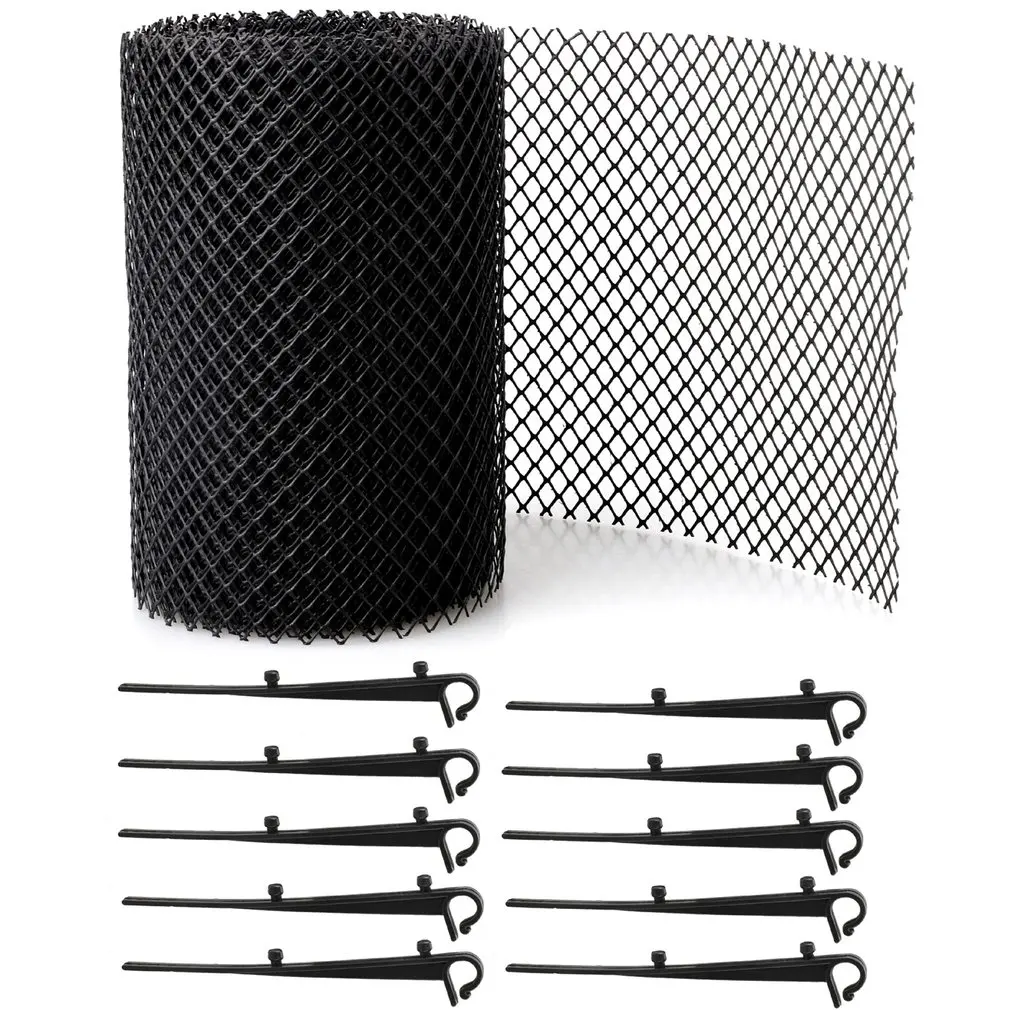 

Gutter Guard Eaves Net Bird Net Flume Net Prevent Clogging Horticultural Garden Protection Net With Fixing Pin For Chicken Bird