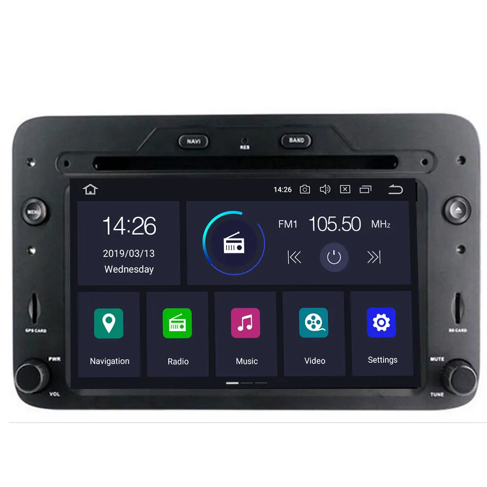 2 din Android 10 GPS навигация Авторадио для Alfa Romeo 159 автомобиль Brera Spider Sportwagon 2006