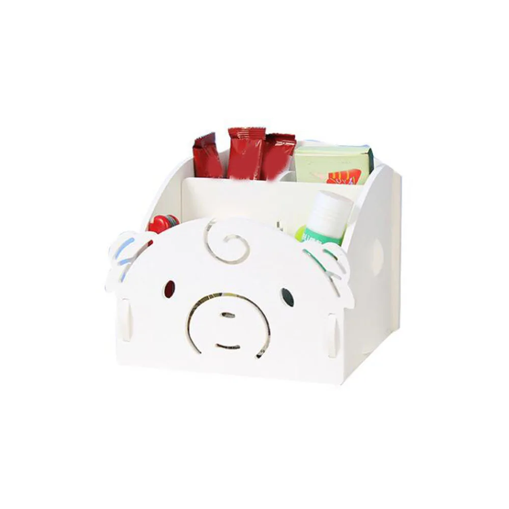 XRHYY настольная коробка деревянный Настольный органайзер сделай сам мультфильм