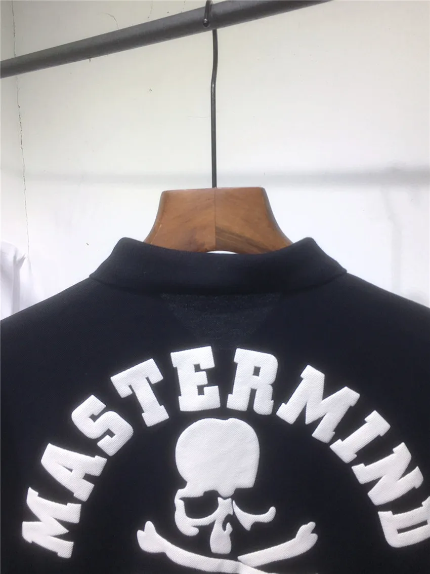 

New Foaming Printing Mastermind Polo Shirt Men Women Summer Style Trend Slim Man Top Tees Shirts 2021ss