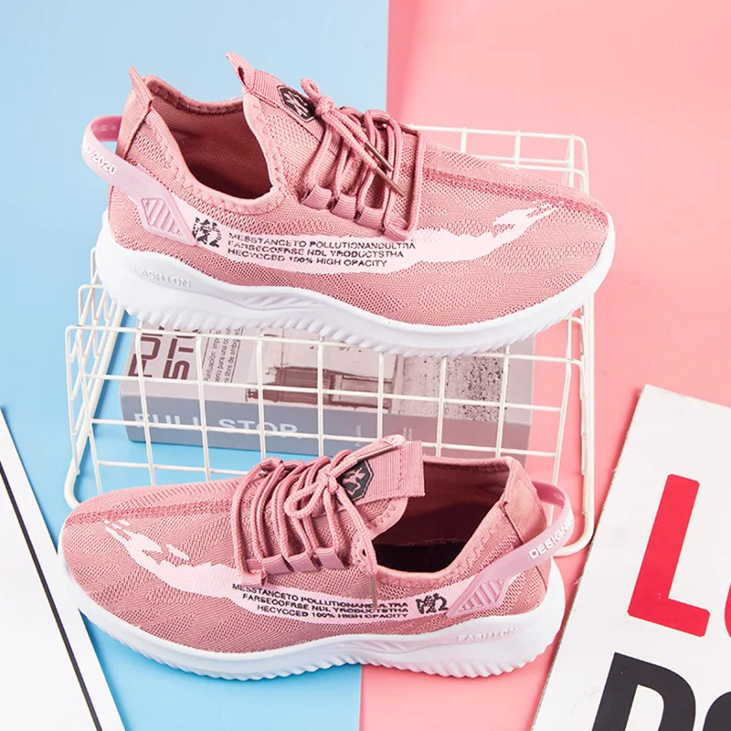

Sports Shoes Women Autumn 2021 New Women's Korean Version Trend Fashion Breathable Running Casual Flat Sneakers Tennis Female 40