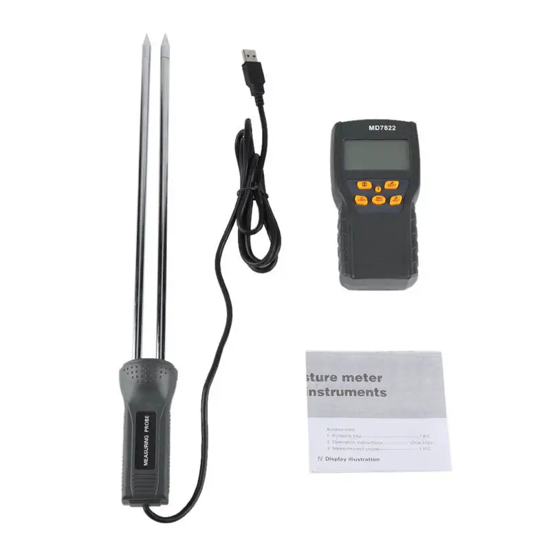 

Ph Meter LCD Display Digital Grain Moisture Meter Humidity Tester For Wheat Corn Paddy Ph Tester