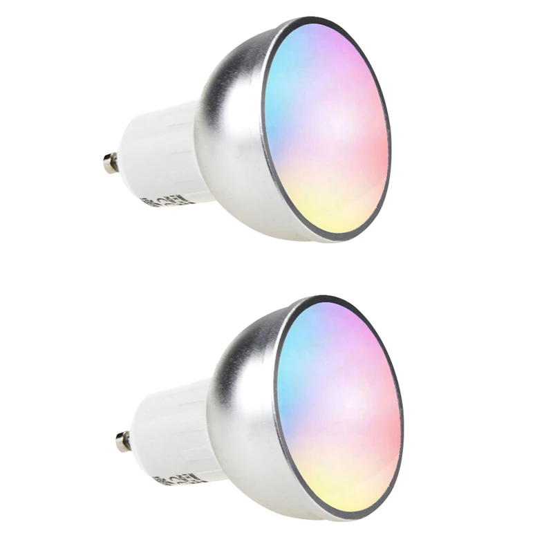 2PCS FrankEver Wifi умная Беспроводная лампа GU10 светодиодный умный пульт дистанционного управления совместим с Alexa Google Home - Цвет: 2PCS