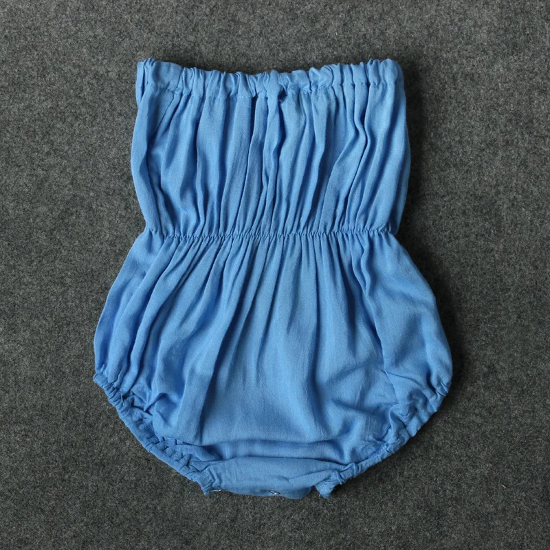 INS/Модная одежда для маленьких девочек джинсовый хлопковый комбинезон без