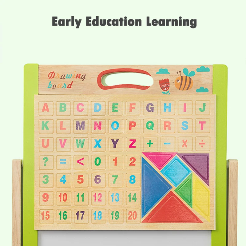 

Drawing Blackboard Magnetic Whiteboard Double Sided Adjustable Easel Writing Painting Toy Learning Toys For Children Kids