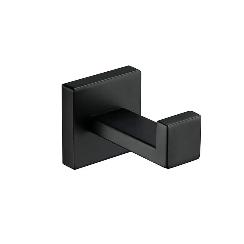 Набор оборудования для ванной черный крючок халата вешалка полотенец барная