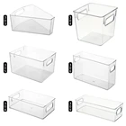 Прозрачный органайзер для хранения Органайзер для холодильника, ящиков для холодильника, кухонные Органайзеры для хранения овощей