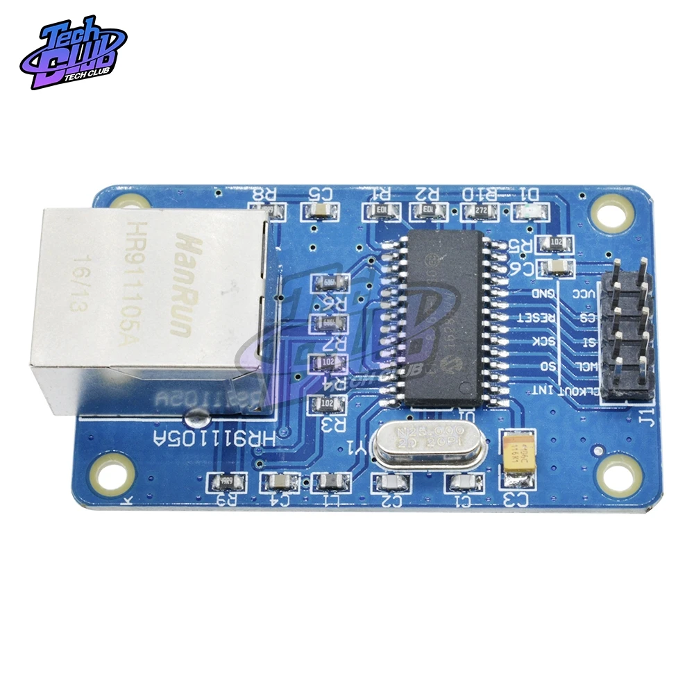 Сетевая локальная сеть ENC28J60 25 МГц для Arduino Кристальный AVR 51 LPC STM32 3 В 5 комплект