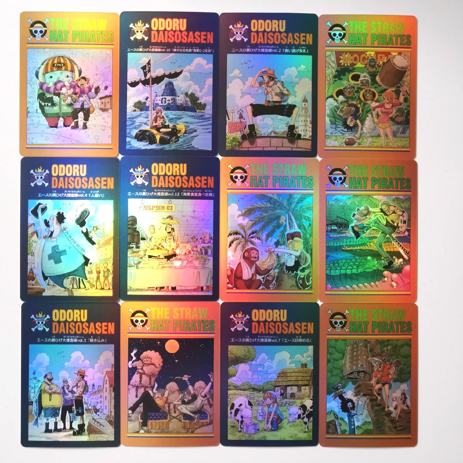 45 шт./компл. ONE PIECE Аниме-открытки Luffy игрушки коллекционные коллекции игр