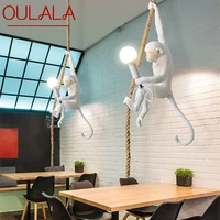 oulala pendant lights contemporary creative novel monkey shape decorative for home dinning room
