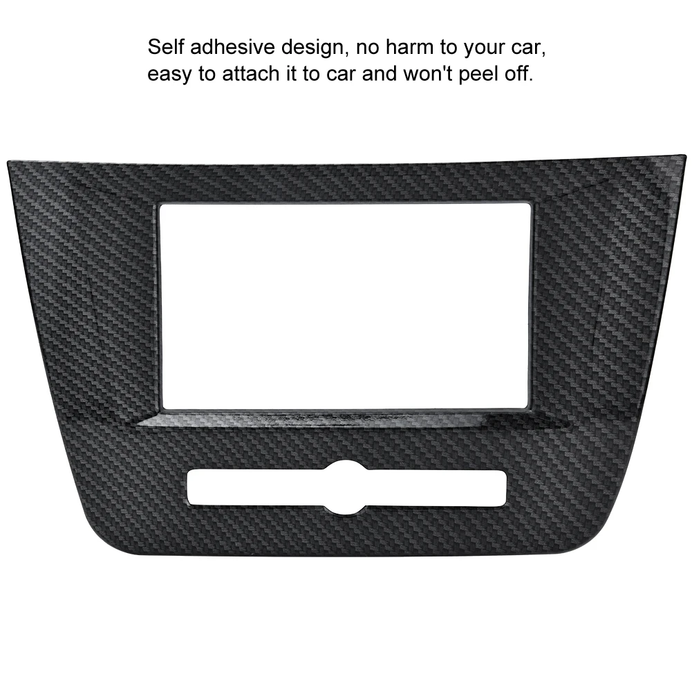 1pc Carbon Fiber Color Style Car Accessories Dashboard Navigation Frame Cover Trim for Mg Zs Suv 2017-2018 | Автомобили и
