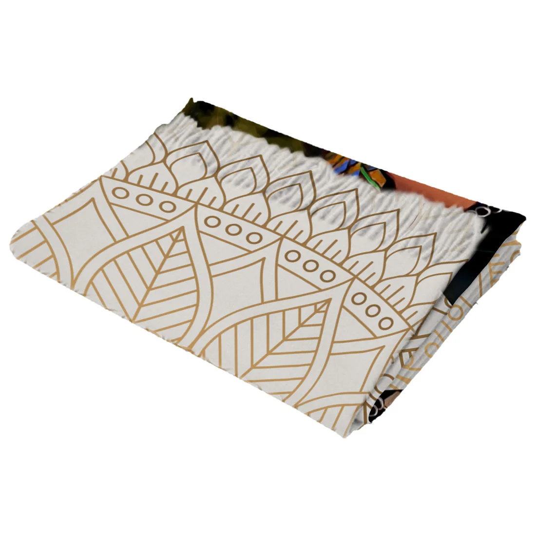 Мягкий кашемировый шарф в африканском стиле для женщин и мужчин желтые зимние