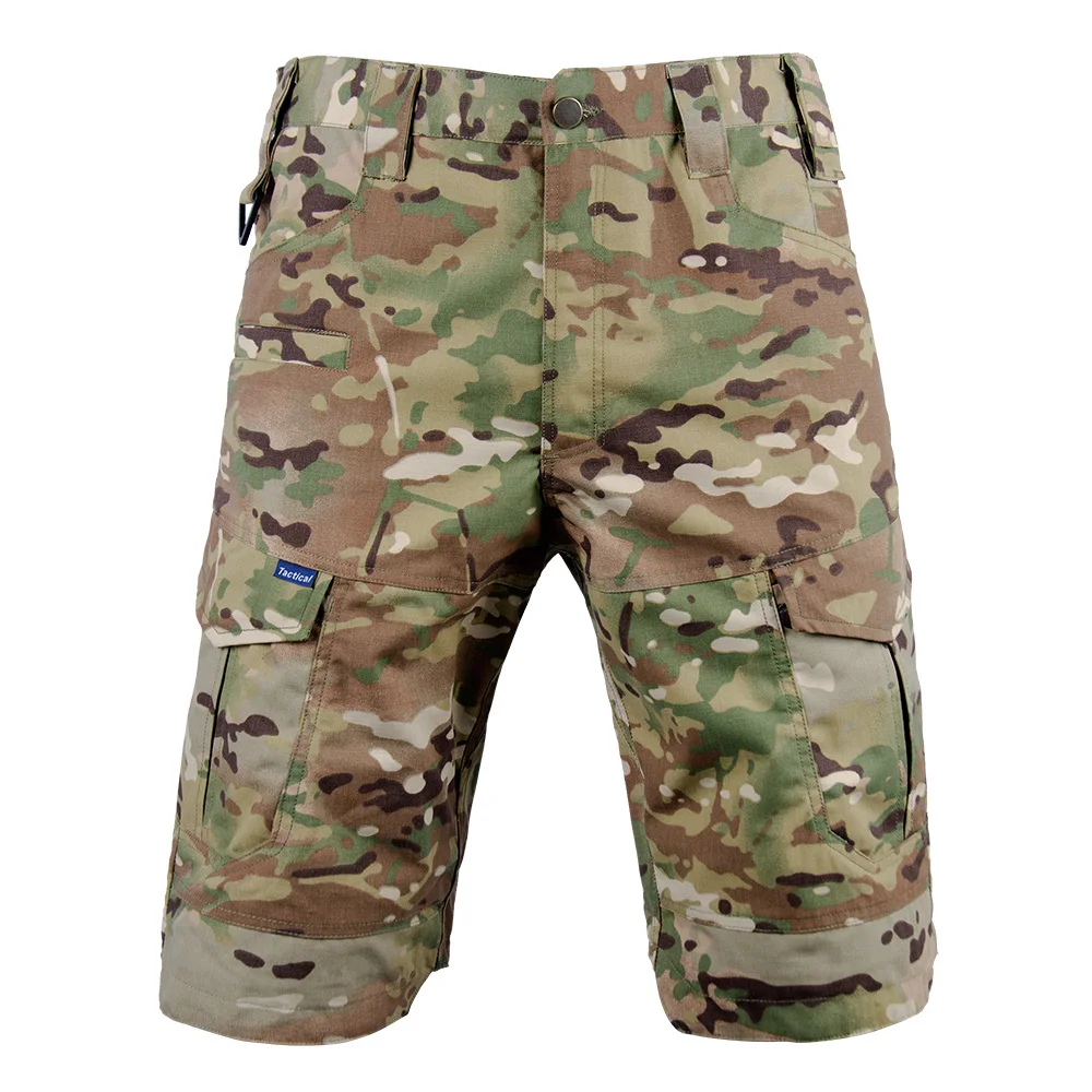 Men's Tactical Shorts Camouflage Military Army Pants Multicam Camo Summer Trousers Outdoor Hunting Airsoft Combat Short Pants