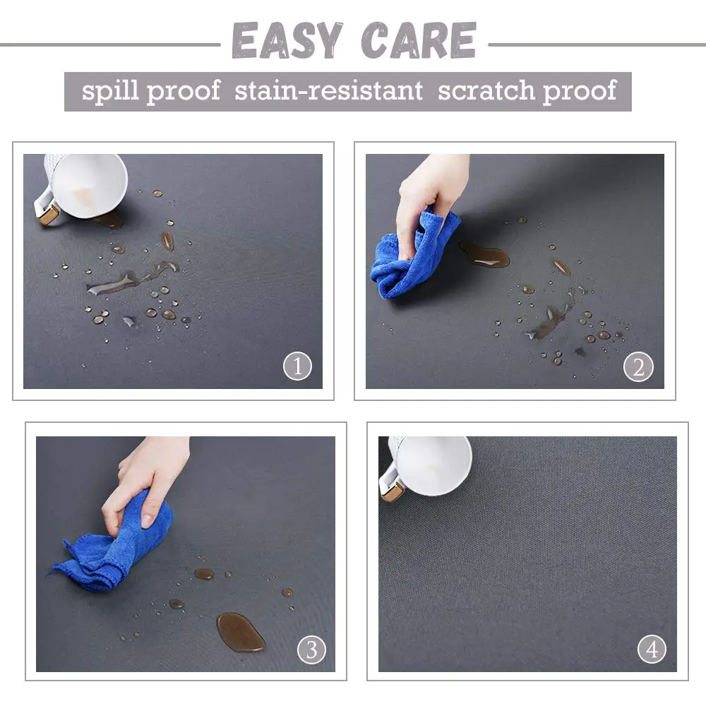 Настольная Водонепроницаемая скатерть NICETOWN легко моется подходит для семейных