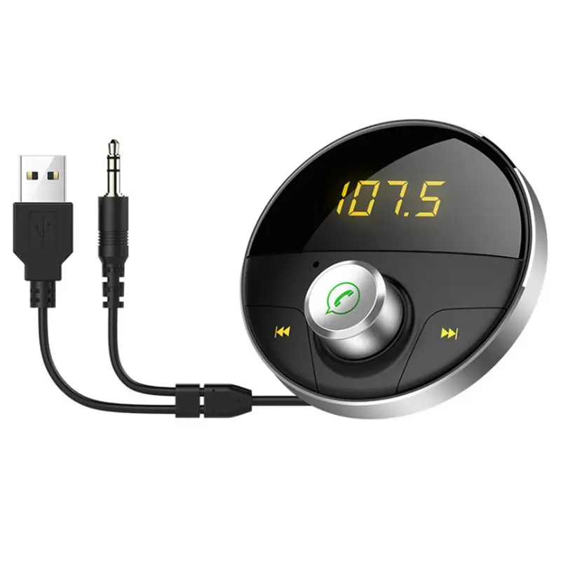 Bluetooth Aux Handsfree автомобильный комплект 3 5 мм Jack аудио MP3-плеер с Tf слотом