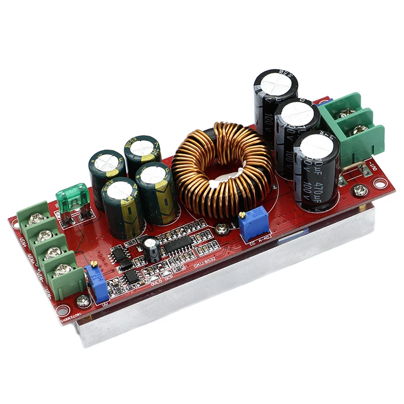 DC преобразователь 20A 1200W Step Up Down Buck Boost Module 8 60V To 12 83V|Инверторы и конвертеры| |