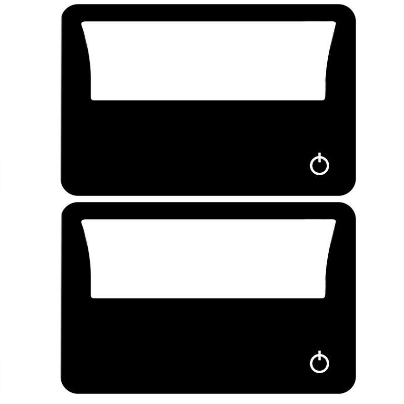 3X лупа с подсветкой размером кредитную карту включает 2 каждая для чтения имеет 3